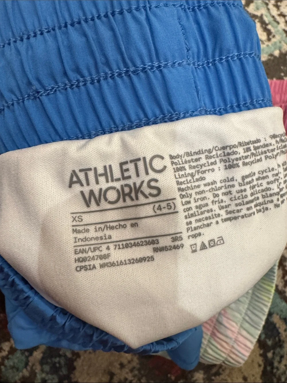 Athletic Works Girls' Active Shorts - Blue, Pink & Pastel